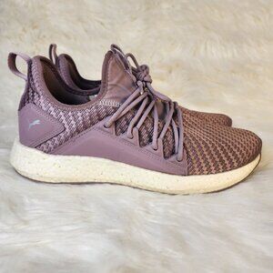 PUMA NRGY Neko Women Size 10 Cosmic Elderberry Woven Textile Upper  Athleisure
